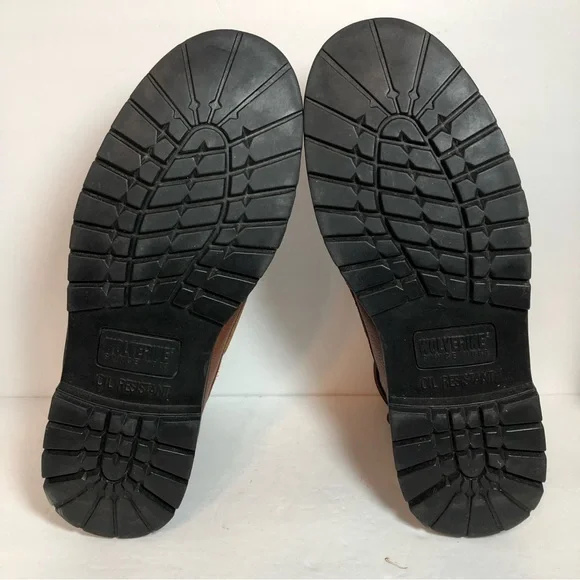 Wolverine Leather Work Steel-Toed BOOTS Size 14-M Excellent Condition - Like New - Picture 8 of 10